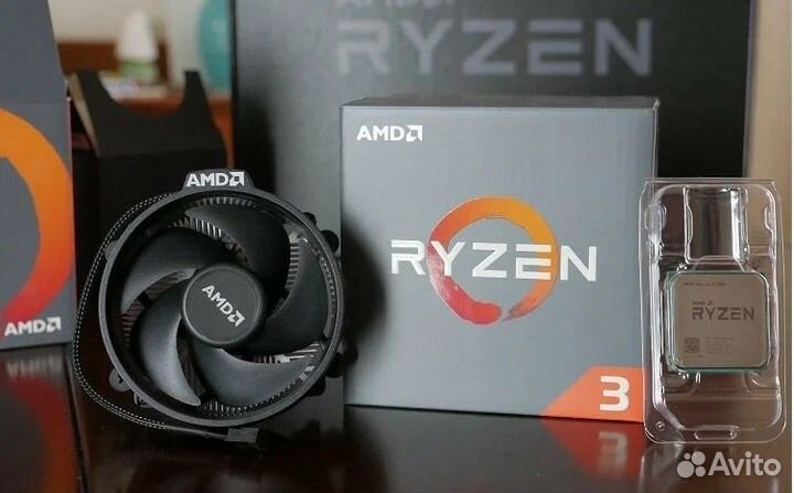 Процессор AMD Ryzen 3 1200 AM4, 4 x 3100 мгц, BOX