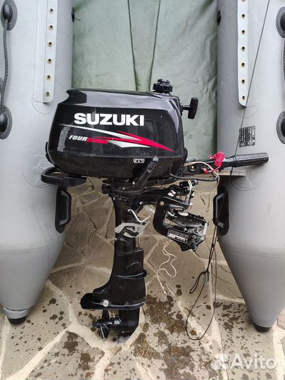 Лодочный мотор suzuki 4 л с 4 такта