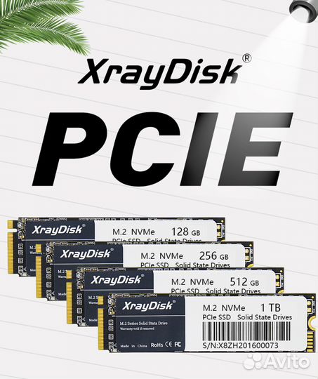 SSD диск XrayDisk M.2 PCIe nvme 1TB Pro 2280