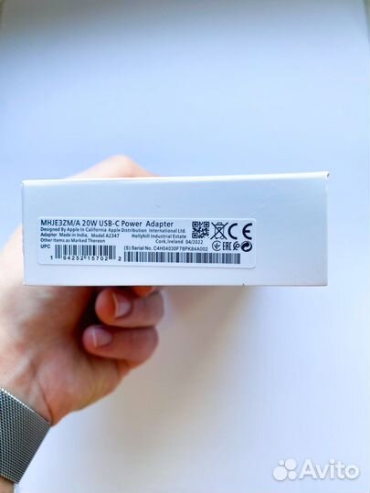 Комплект быстрой зарядки для iPhone (блок+кабель)