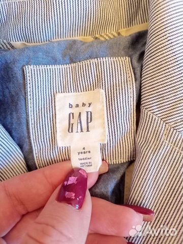 Пиджак Gap на мальчика 4 года