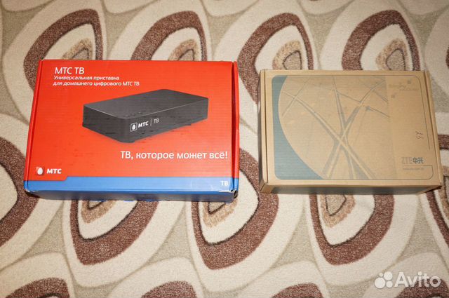 Комплект МТС роутер приставка