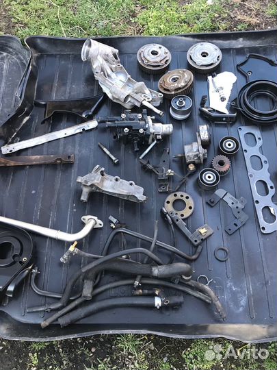 Двигатель в разборе шевролет авео т-300