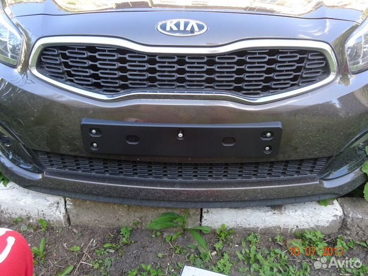 Подиум бампера для гос. рег. знака Hyundai-KIA