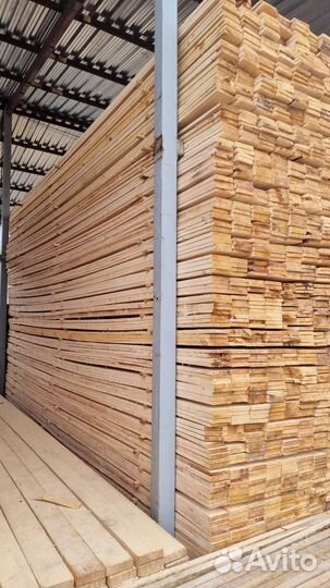 Доска обрезная 50х100х6000мм