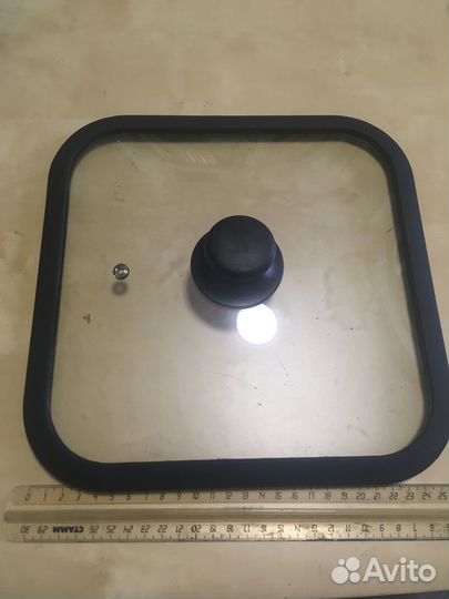 Крышка для квадратной сковороды,26см