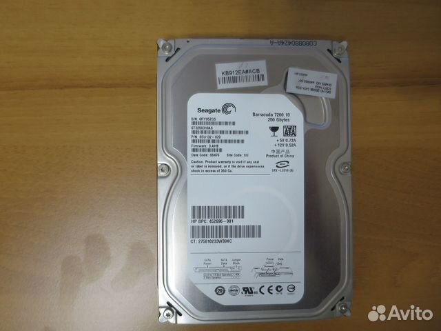 Жесткий диск seagate 250 Gb