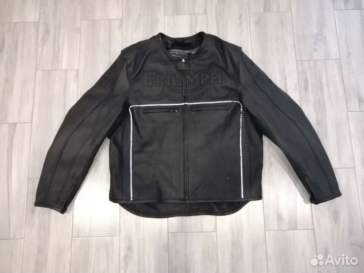 Мотокуртка кожаная Triumph мужская