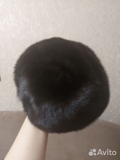 Шапка норковая женская бу