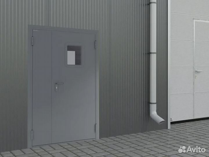 Дверь входная противопожарная алюминий гарант-я