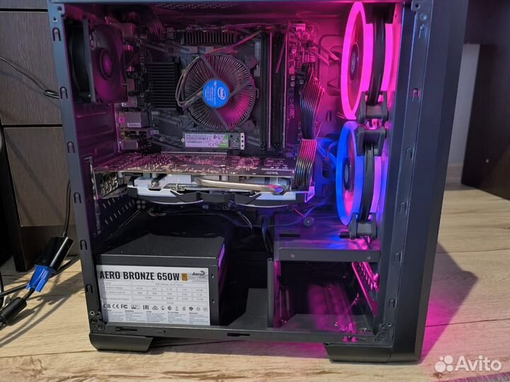 Продам игровой компьютер i5-10400F / RX 570 4GB