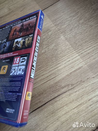 Red Dead Redemption 2 диск для PS4 новый