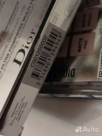 Dior.dior backstage.Тени для век. тон 002. Новые