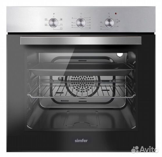 Встраиваемый электрический духовой шкаф Simfer