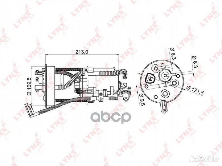 Фильтр топливный honda FIT / FIT aria / jazz I