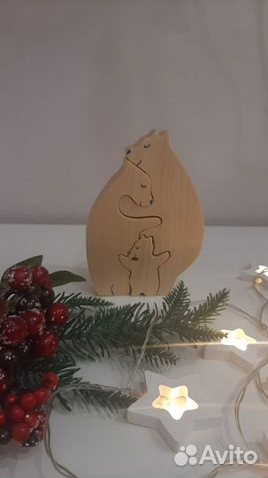 Деревянные пазлы