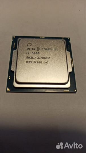 Процессор CPU i5 6400 LGA1151, 4 Ядра x 2700 мгц