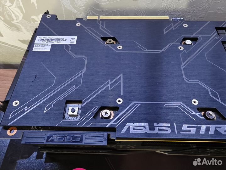 Видеокарта asus GeForce RTX 2070 super strix