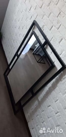 Зеркало в стиле лофт