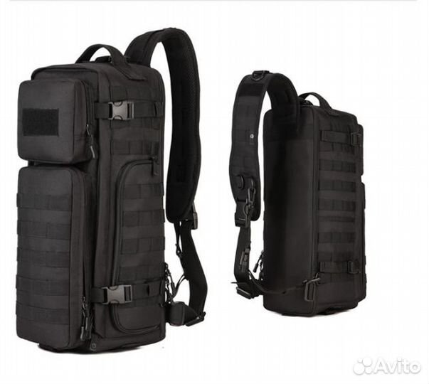 Однолямочный тактический рюкзак 20 л. Арт.0010