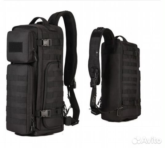 Однолямочный тактический рюкзак 20 л. Арт.0010