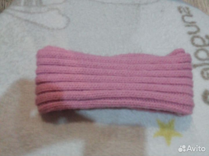 Шапка и снуд для девочки 1 - 2года