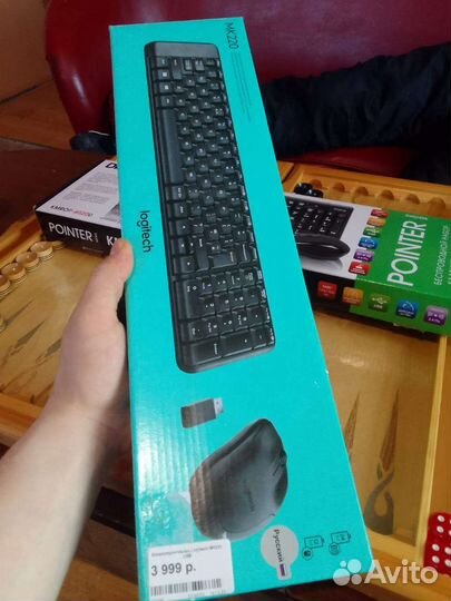 Беспроводная мышь и клавиатура