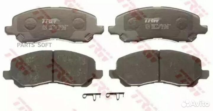 TRW GDB3287 GDB3287 Колодки тормозные TRW Колодки тормозные