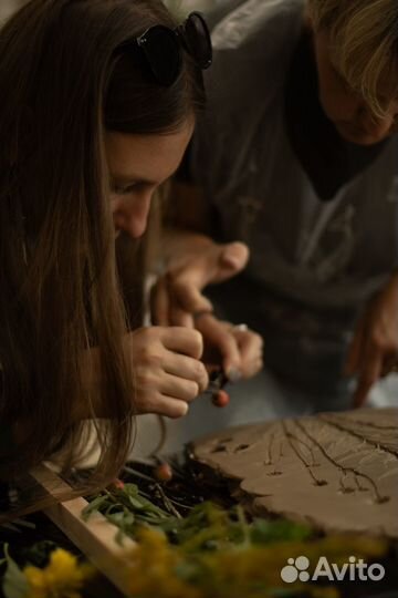 Мастер-класс по ботаническому барельефу