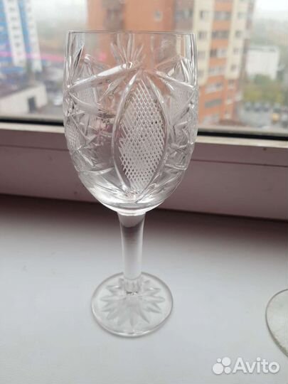 Хрустальные бокалы СССР