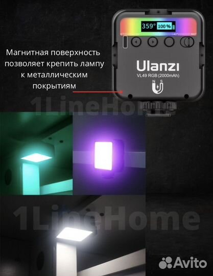 Готовый сетап видеосвет, микрофон, штатив, стойка