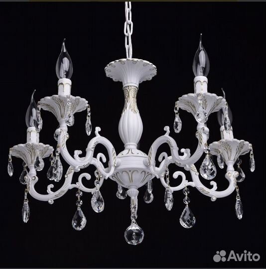 Подвесная люстра хрустальная MW-light Свеча