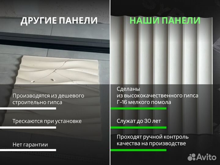 3D панель гипсовая от производителя