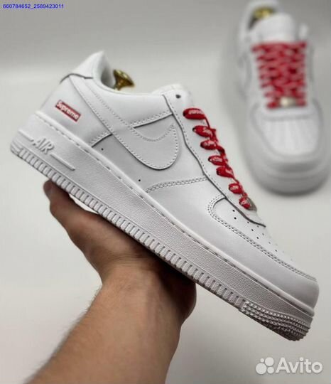 Кроссовки Nike Air Force 1 Low & Supreme (Арт.93730)