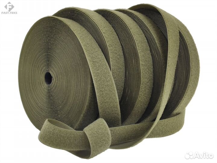 Велкро (липучка). Хаки. 25/40/50/100