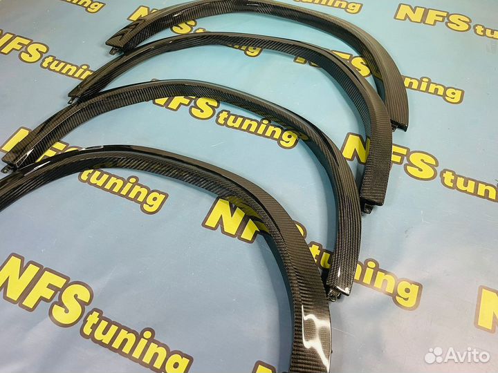 Карбоновые арки на BMW X6 G06 / бмв Х6 Г06