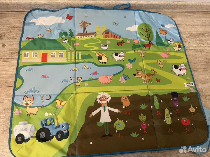 Корзина-коврик для игрушек