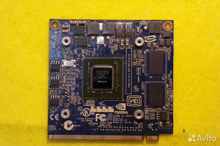 Видеокарта 8400M 256MB для Fujitsu-Siemens M1437G