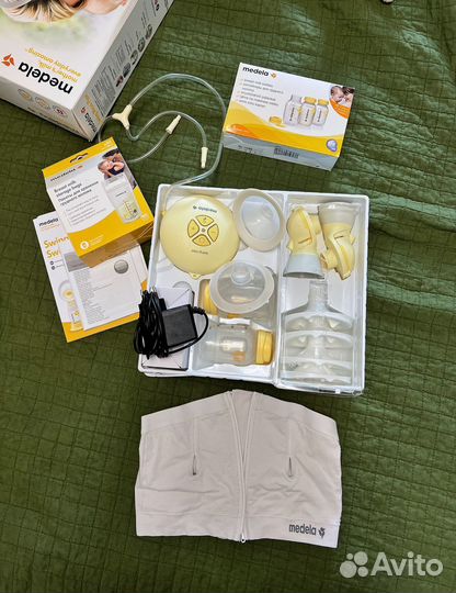 Двойной электронный молокоотсос Swing Maxi Flex