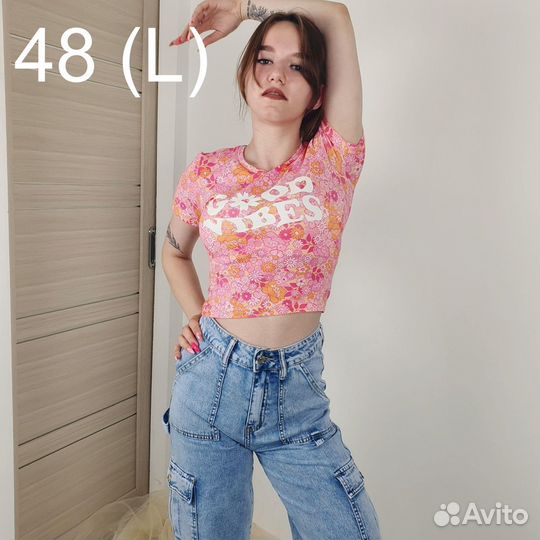 Футболка good vibes Ostin