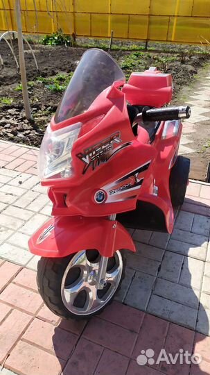 Детский мотоцикл на аккумуляторе бу