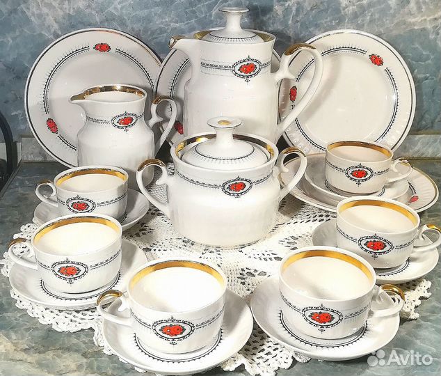 Сервиз СССР фарфоровый