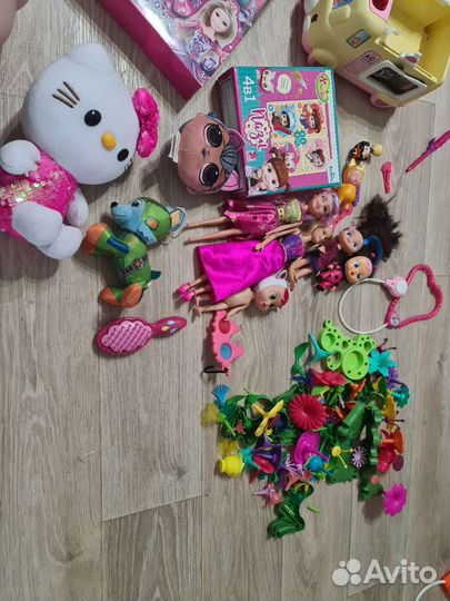Игрушки пакетом для девочки