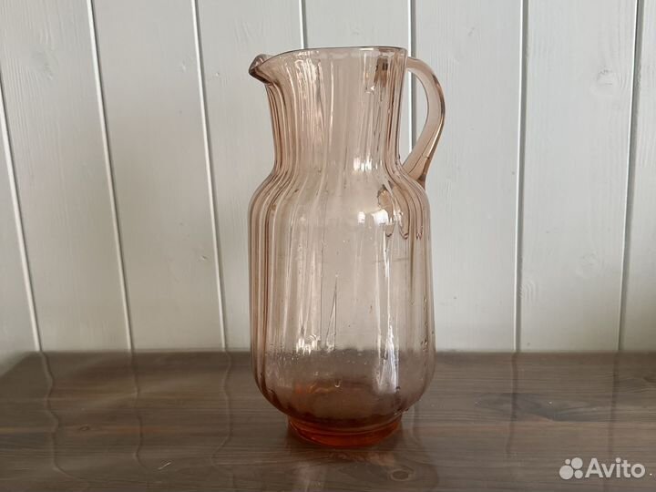 Кувшин /графин карамельное стекло