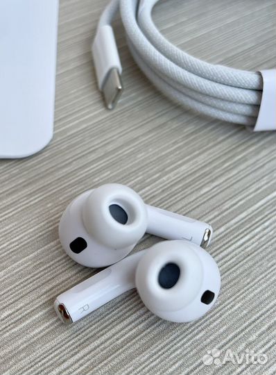 Наушники airpods pro 2 (чип 1562a/airoha) +шумка