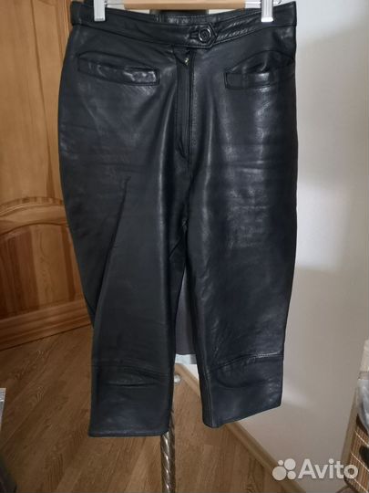 Брюки кожаные на рукоделие, 44