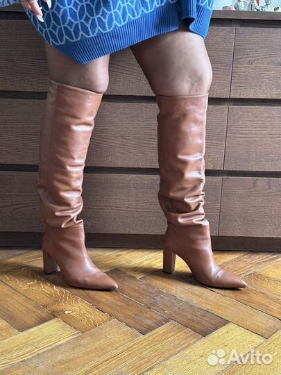 Сапоги женские натуральная кожа 39