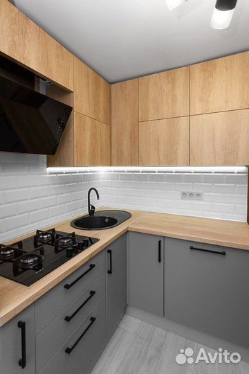 Кухня в стиле лофт во Владимире