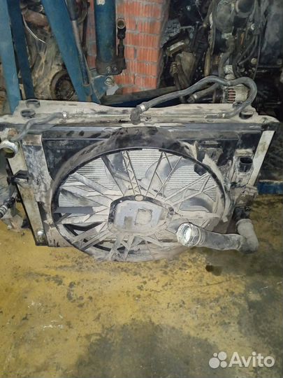 Кассета радиаторов с вентилятором бмв 7 Е65/66