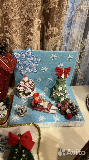 Зимняя поделка